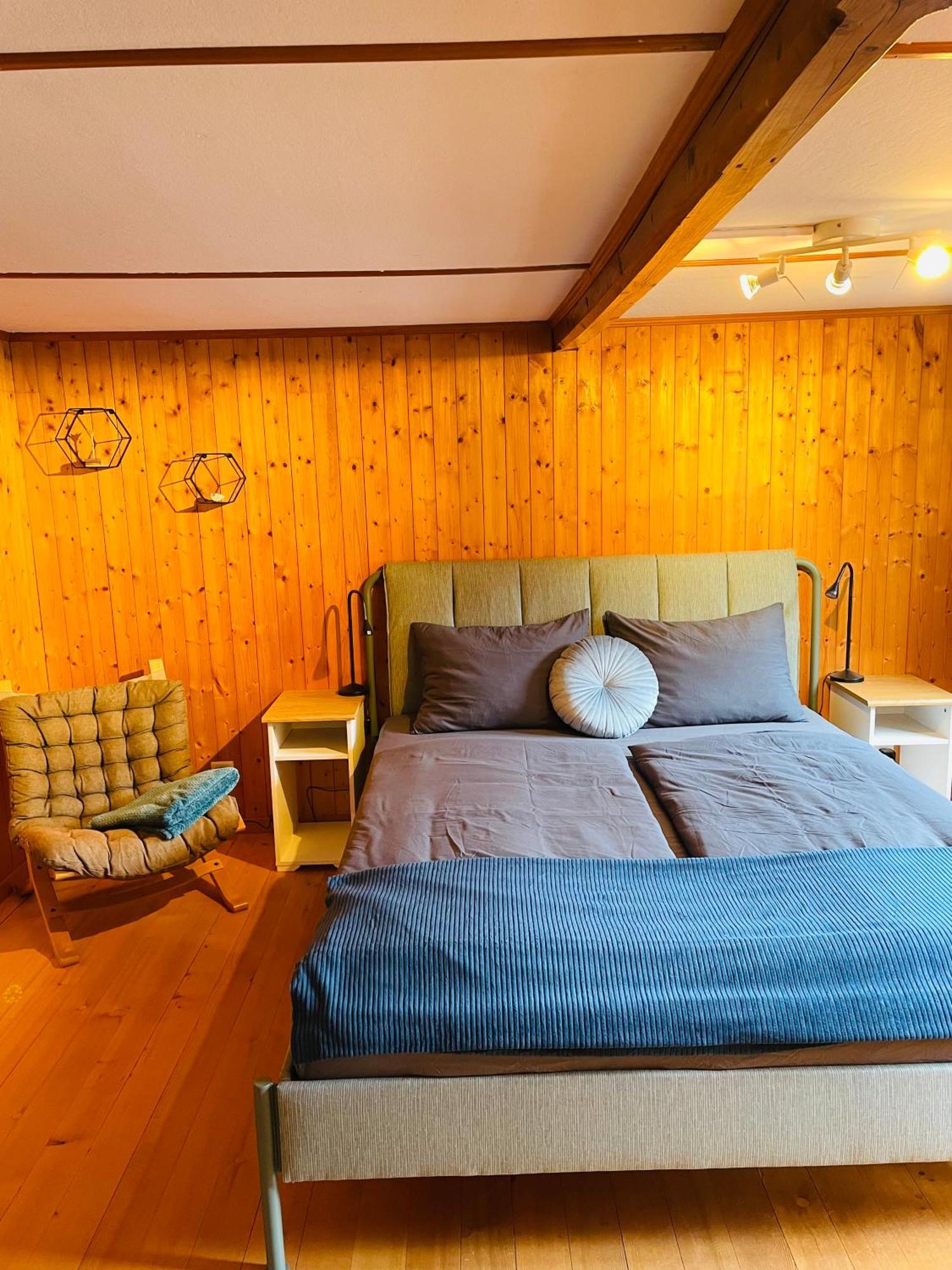 Lovely & Great Equipped Wooden Alp Chalet Flat كاندرستغ المظهر الخارجي الصورة